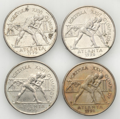 2 złote 1995 Olimpiada Atlanta - zestaw 4 sztuk