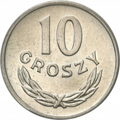 PRL. 10 groszy 1961 aluminium PCGS MS65