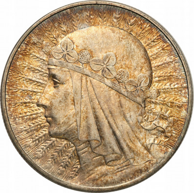 10 złotych 1933 głowa kobiety ze znakiem st.1/1-