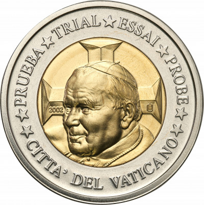 Watykan. 2 euro SPECIMEN Jan Paweł II