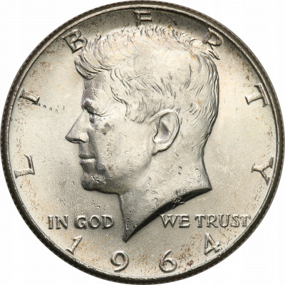USA 1/2 dolara 1964 Kennedy SREBRO PIĘKNY st.1