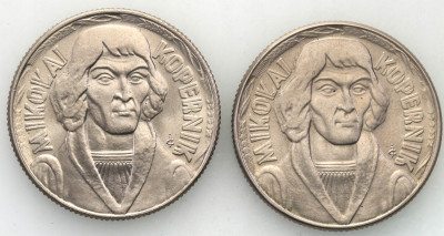 10 złotych 1959 + 65 Kopernik - zestaw 2 szt st.1