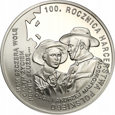 10 złotych 2010 Rocznica Harcerstwa Polskiego st.L