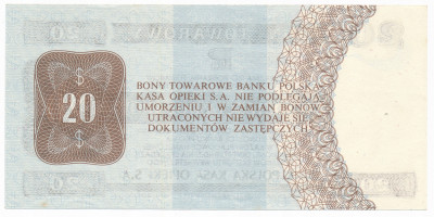 Banknot 20 dolarów 1979 seria HH PeKaO st.1