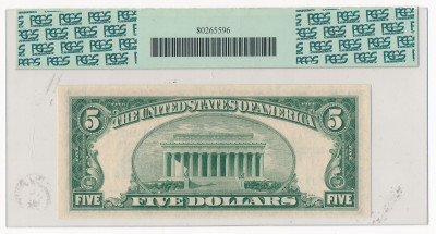 USA 5 dolarów 1953 A SILVER PCGS 64 PPQ