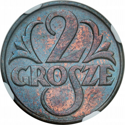 II RP 2 grosze 1936 NGC MS65 BN (2 MAX)