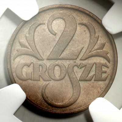 II RP 2 grosze 1936 NGC MS62 BN