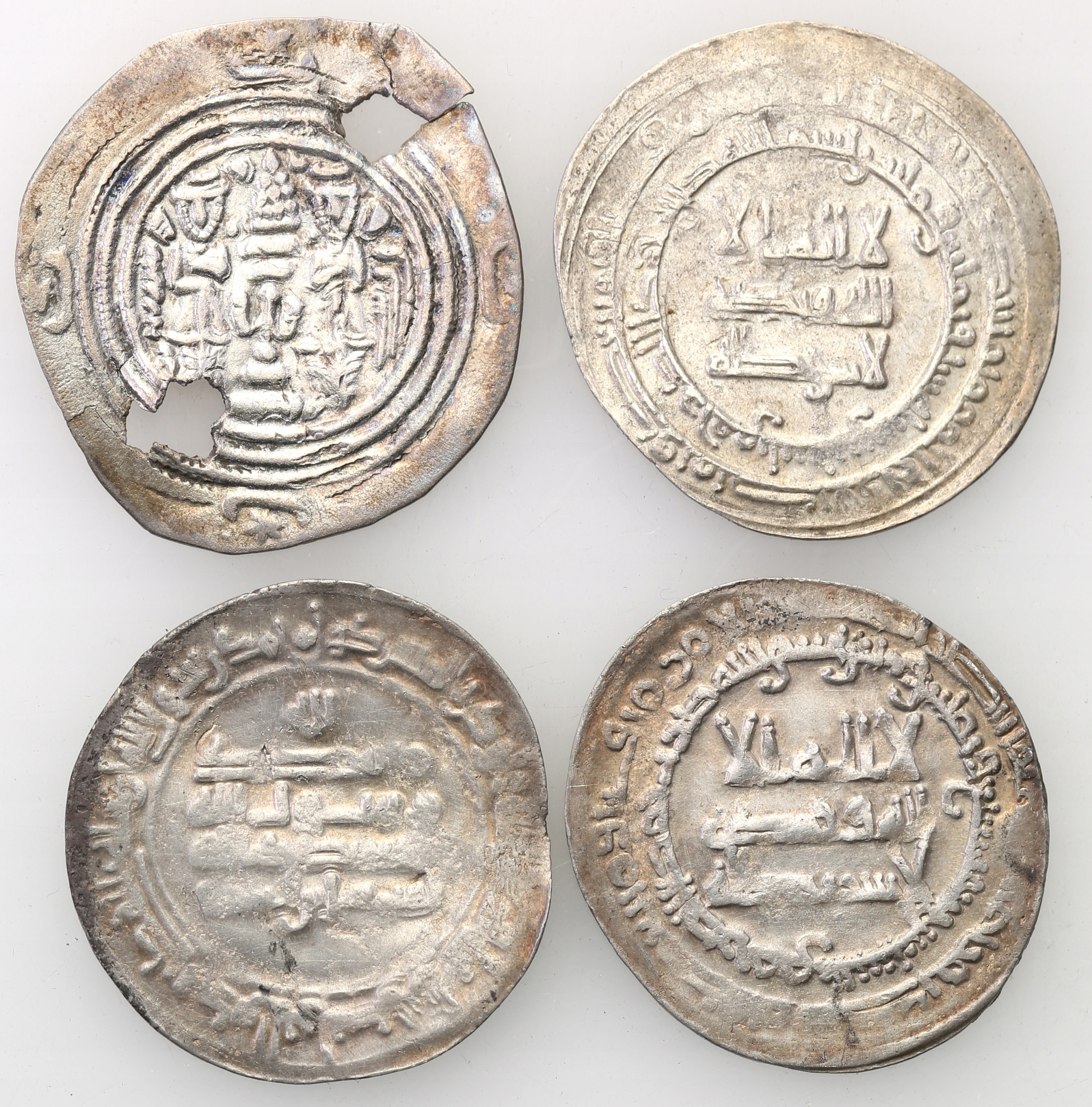 Persja. Drachma, 3 x dirhem zestaw