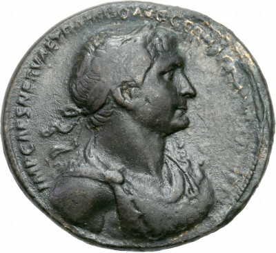 Rzym Trajan 98 - 117 n.e. Sestercja 109 - 110 n.e.