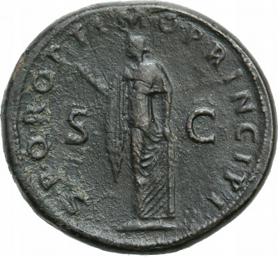 Rzym Trajan 98 - 117 n.e. Sestercja 109 - 110 n.e.