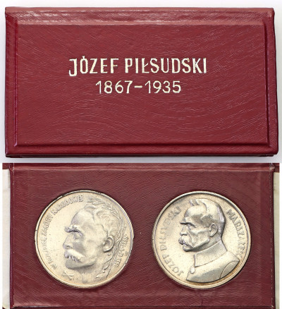 Zestaw dwóch medali Marszałek Józef Piłsudski