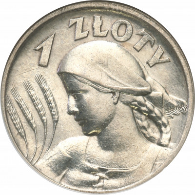 II RP. 1 złoty 1925 GCN AU58