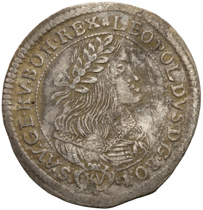 Austria, Leopold I. 15 krajcarów 1661 KB, Kremnica