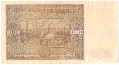 1000 złotych 1946 seria R