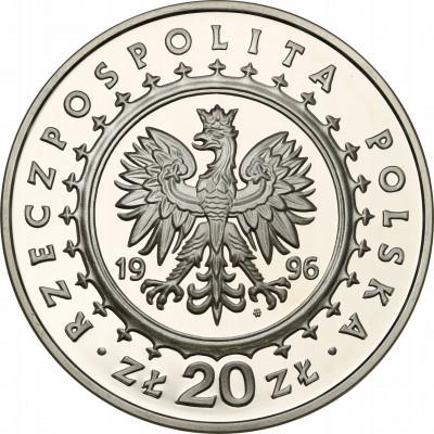 III RP 20 złotych 1996 Zamek w Lidzbarku