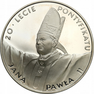10 zł 1998 Jan Paweł II 20-lecie Pontyfikatu