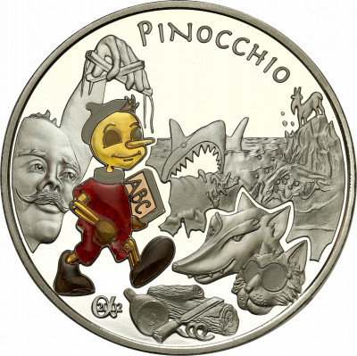 Francja 1 1/2 Euro Bajka Pinokio 2002