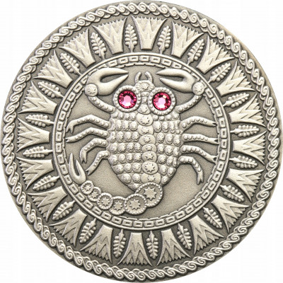 Białoruś 20 rubli 2009 Znaki zodiaku – Skorpion
