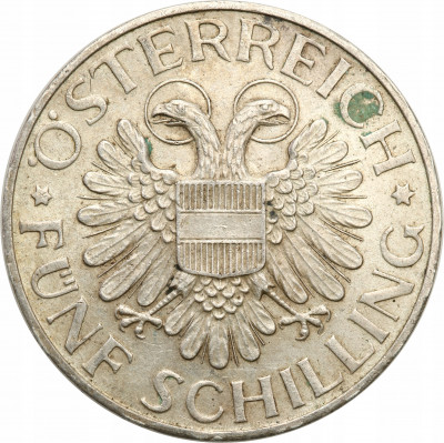 Austria, 5 szylingów 1934, Wiedeń