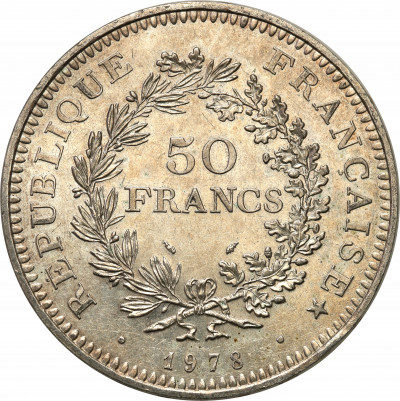 Francja 50 franków 1978 st.1 PIĘKNE