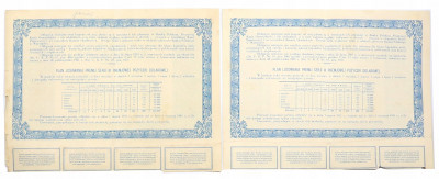 Obligacja wartości 5 dolarów 1931 – 2 szt