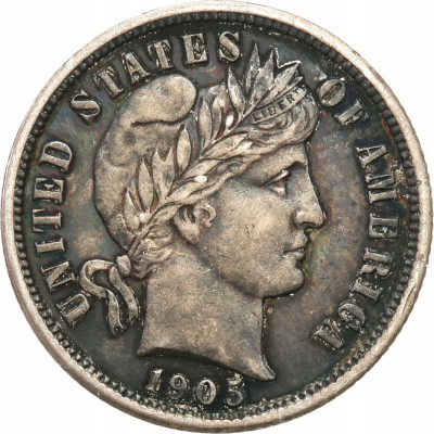 USA 10 centów 1905 ''S'' San Francisco st.2-