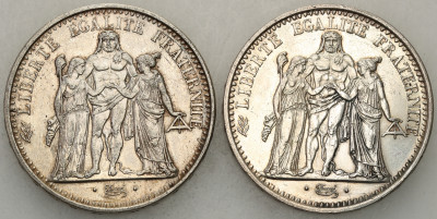 Francja 10 franków 1966 + 1965 (2 sztuki) st.2