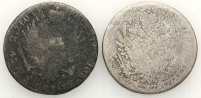 2 złote 1816 + 1819 Aleksander I - 2 szt. st.5