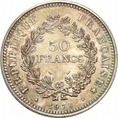 Francja 50 franków 1976 st.1 PIĘKNE
