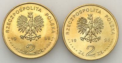 2 złote 1998 Polon i Rad + Zygmunt III Waza