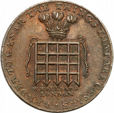 Wielka Brytania 1/2 Penny Token 1795 st.2