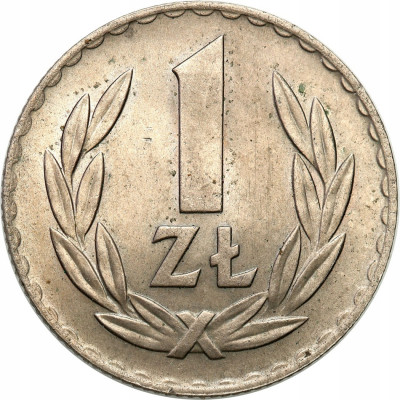 PRL. 1 złoty 1949 miedzionikiel st.1