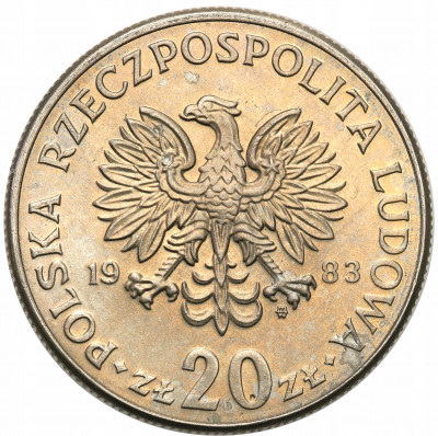 PRL 20 złotych 1983 Nowotko st.1 RZADKIE