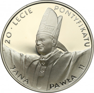 10 zł 1998 Jan Paweł II 20-lecie Pontyfikatu