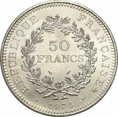 Francja 50 franków 1975 st.1 PIĘKNE