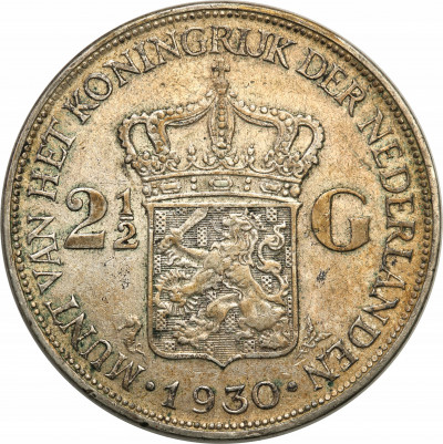 Holandia 2 1/2 Guldena 1930 st.2