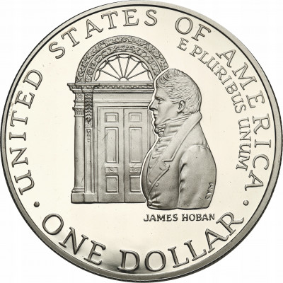 USA 1 dolar 1992 ''W'' Biały Dom st.L