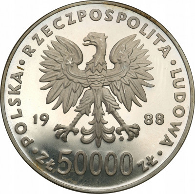 50 000 złotych 1988 Piłsudski LUSTRZANKA