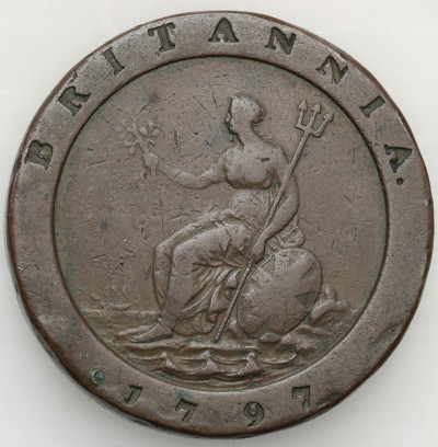 Jerzy III. 2 pensy 1797, Birmingham