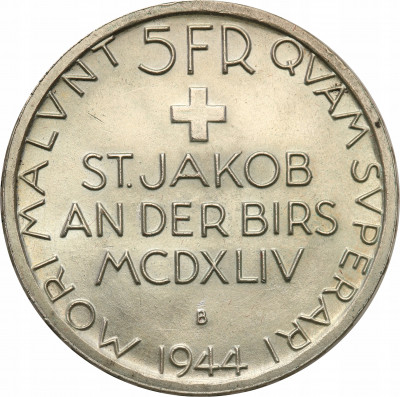 Szwajcaria 5 Franków 1944 St. Jakob st.1