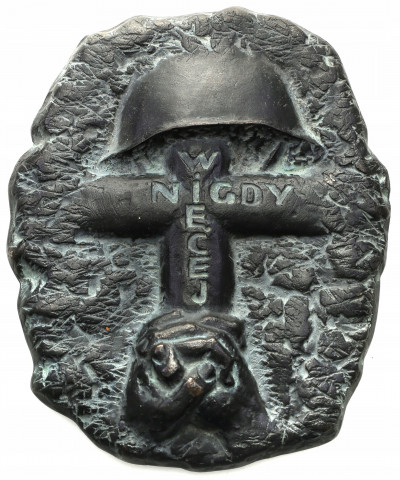Plakieta J. Markiewicz – Nigdy Więcej Wojny