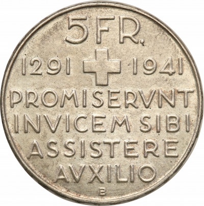 Szwajcaria 5 franków 1941 B Bundesfeier st.1