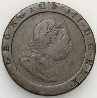 Jerzy III. 2 pensy 1797, Birmingham