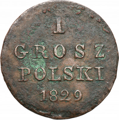 Polska 1 grosz 1829 FH Mikołaj I st.3-