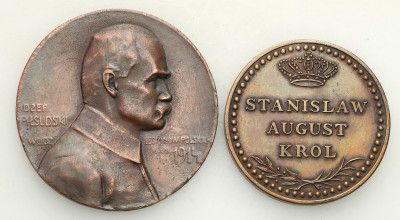 Polska medal 1914 medal Piłsudski + Poniatowski