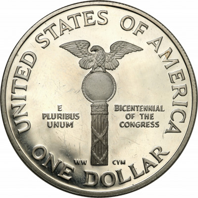 USA 1 dolar 1989 S - lustrzanka - st.L