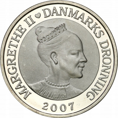 Dania 100 Koron 2007 - SREBRO uncja - st.L