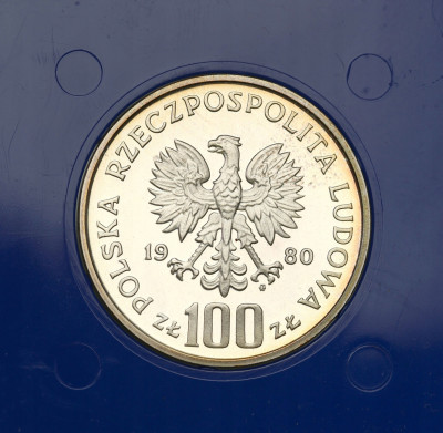 PRL 100 złotych 1980 Oly Moskwa st. L