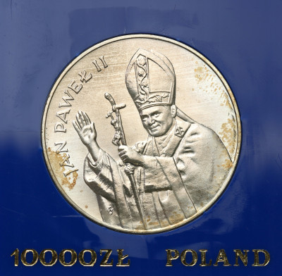 10 000 złotych 1987 Jan Paweł II – stempel zwykły
