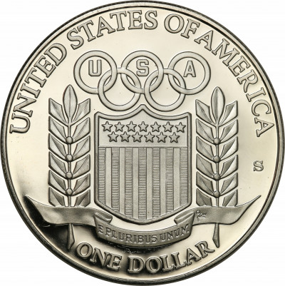 USA 1 dolar 1992 S - lustrzanka - st.L-